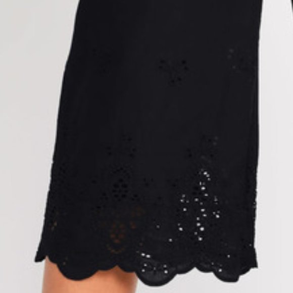 Brand New By Anthropologie Wide-Leg Eyelet Crop Pants - Picture 5 of 11